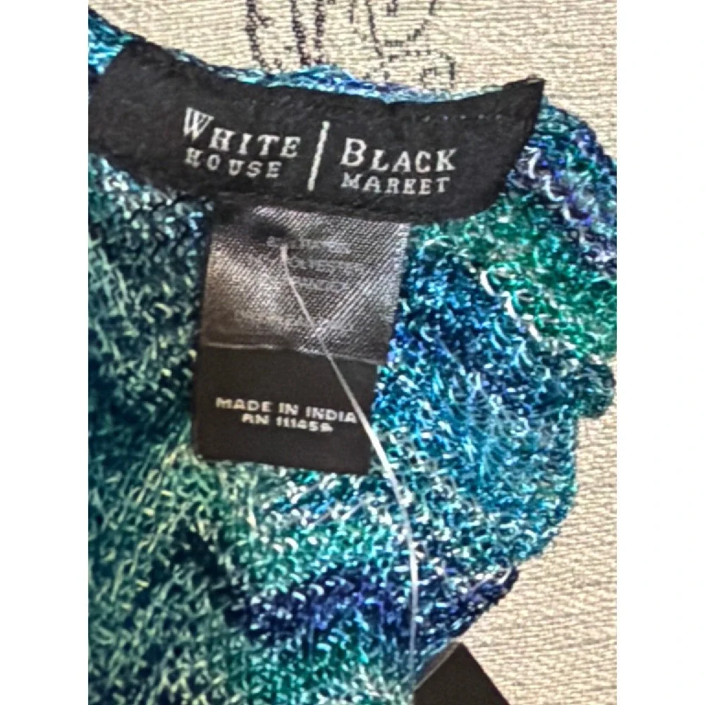 White House Black Market Scarf Lagoon NWT NEW